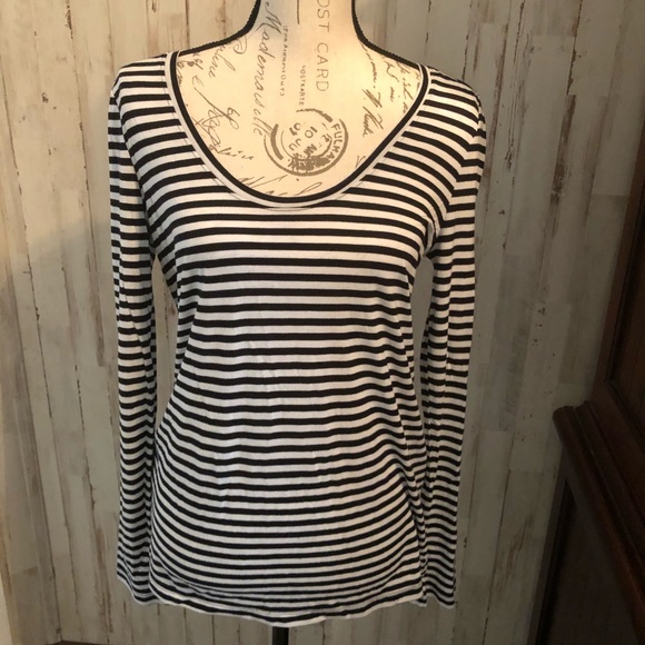 Banana Republic Tops - 6 for $20 NWOT banana republic ls black & white super soft M